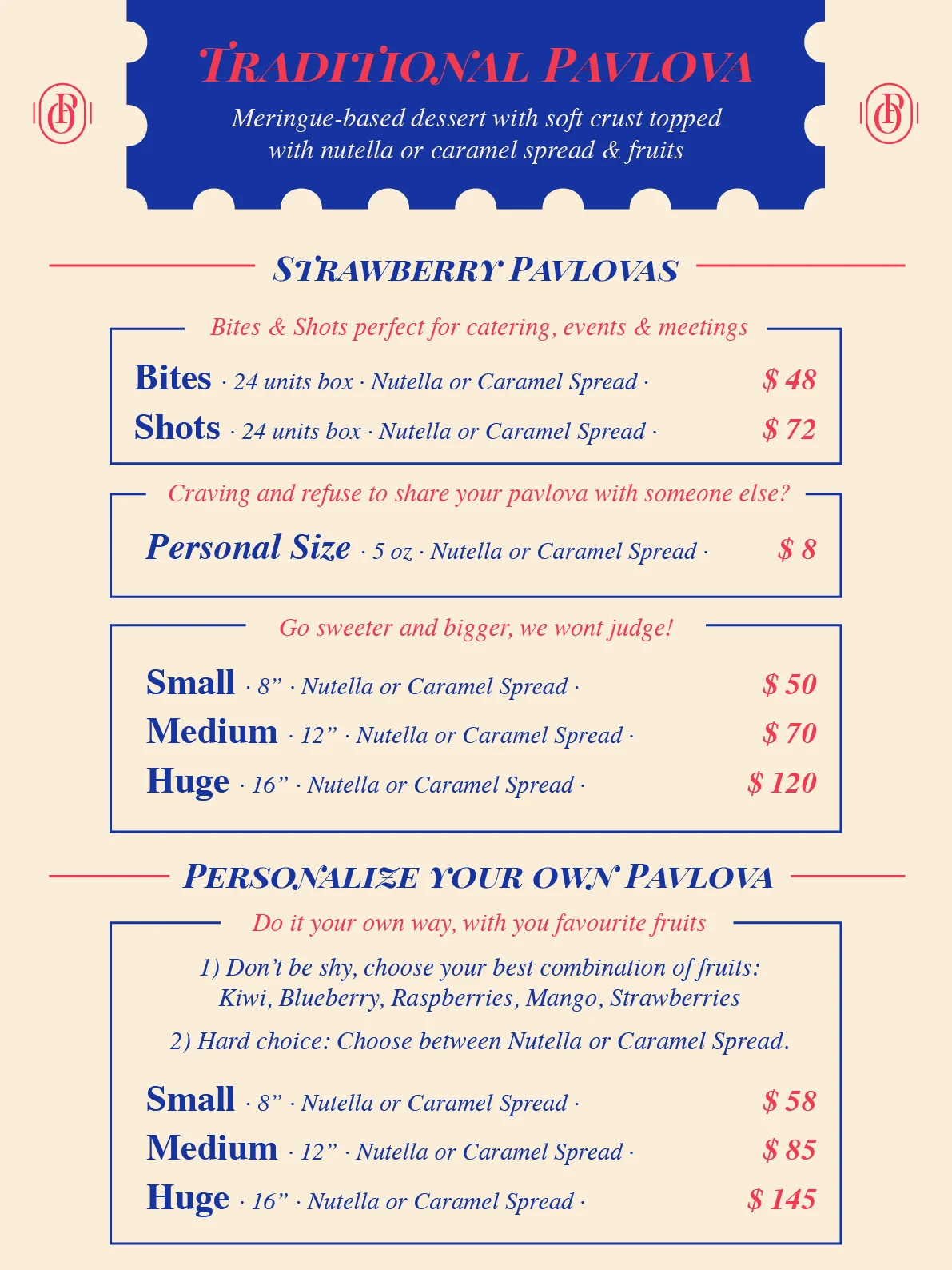 Pavlovas Orlando — aplicación de marca